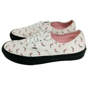 VANS Lazy Oaf Pink Floral Canvas Sneakers Women’s 9.5 Dainty Collab